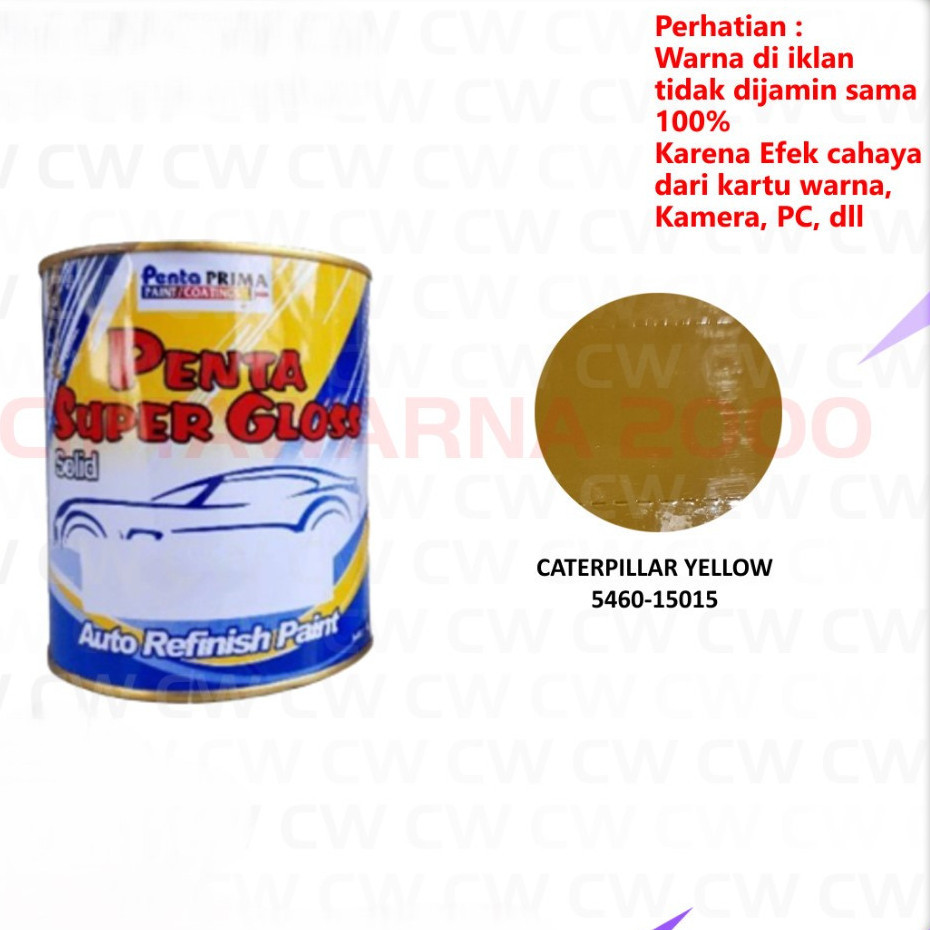 

cat penta super gloss solid 1kg nc caterpillar yellow 15015
