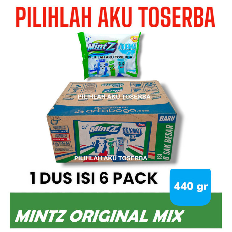 

Mintz Permen Chewy ORIGINAL MIX FAMILY PACK 440 gr - ( HARGA 1 DUS )