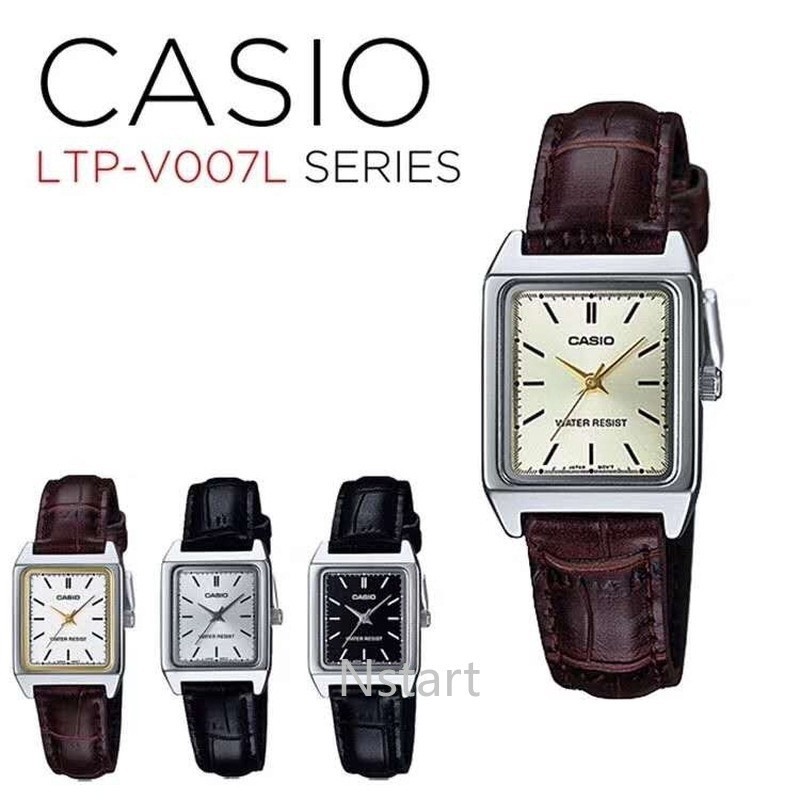 Jam tangan Casio Ready Stock tren retro kuarsa jam tangan wanita Casio persegi kecil BEST SELLER