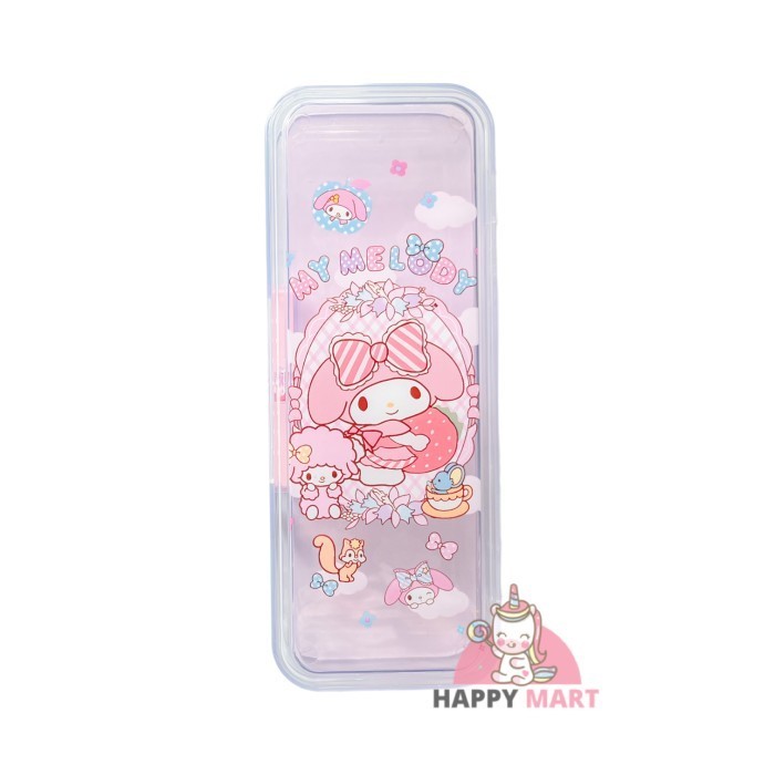 

NEW ! BEST SELLER Kotak pensil KODE MIKA sanrio kuromi / melody / cinamonroll - Melody pita