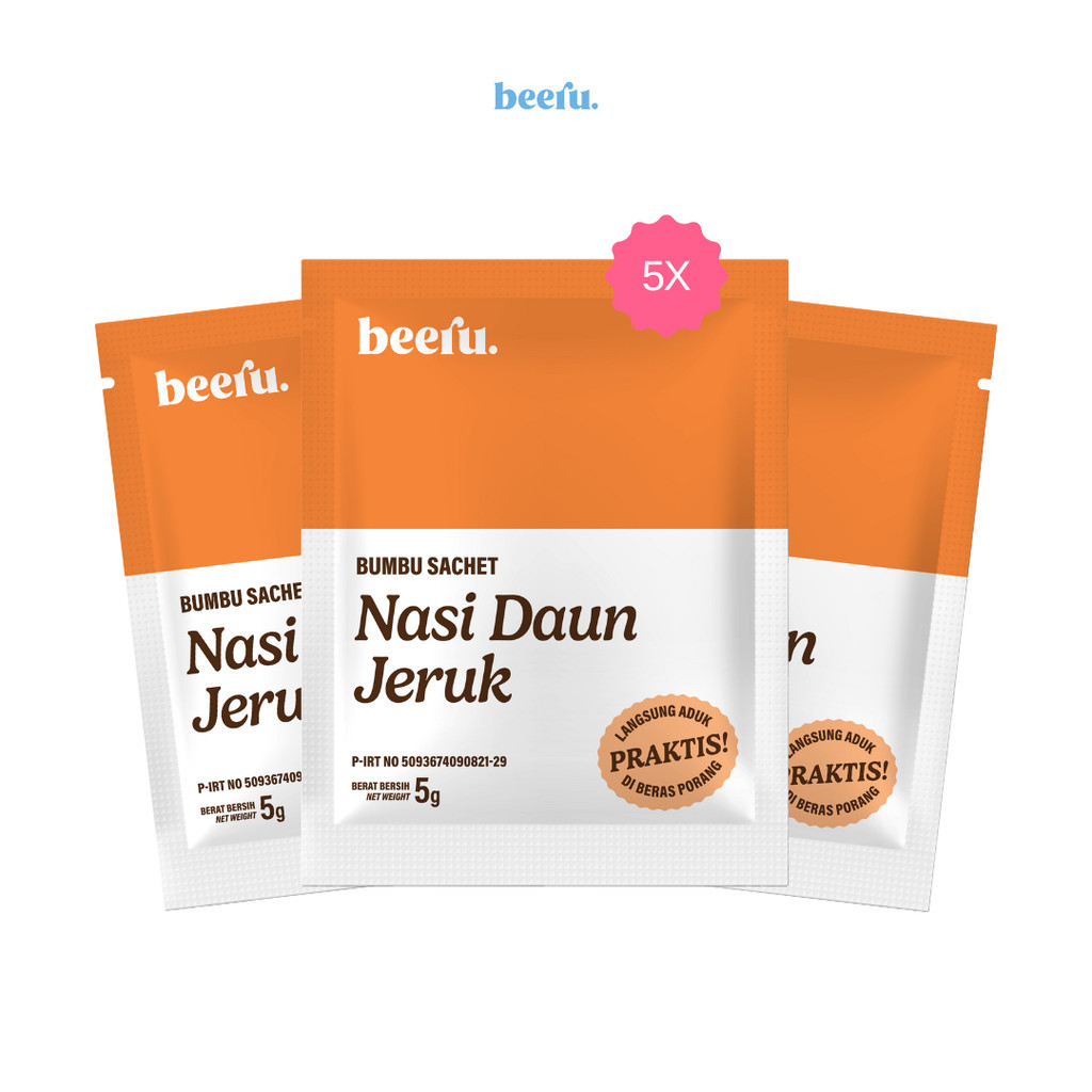 

Beeru Bumbu Sachet Nasi Daun Jeruk isi 5pcs