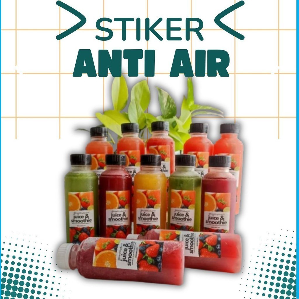 

LabelPrint - [ANTI AIR] CETAK STIKER BOTOL MINUMAN | LABEL KEMASAN MAKANAN/MINUMAN