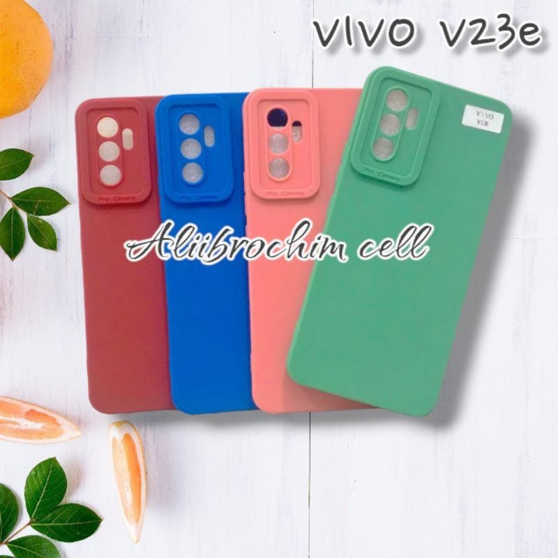 Casing Case Vivo V23e Softcase Macaron Pro Camera Original TPU