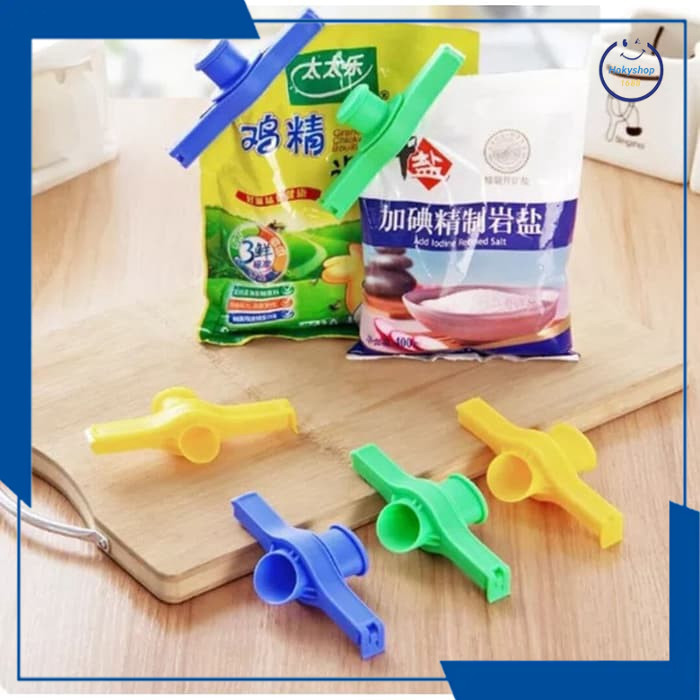 

HKS Klip Segel Plastik Penutup Makanan / Clip Penjepit Kemasan Snack Serbaguna / Klip Snack Makanan Bumbu / Sealing Clip