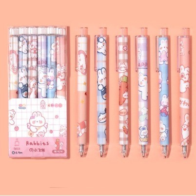 

[WRSR27] PULPEN GEL KARAKTER RABBIT KARTUN PULPEN MEKANIK KARTUN UNTUK PELAJAR