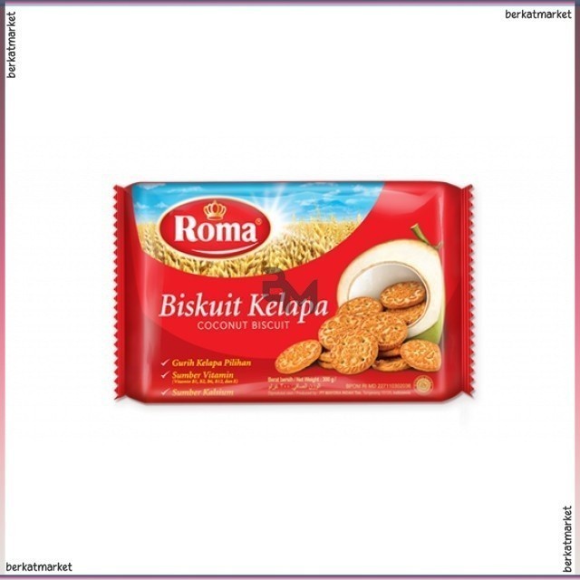 

COCONUT BISCUITS ROMA KELAPA 300G BISKUIT ROMA KELAPA