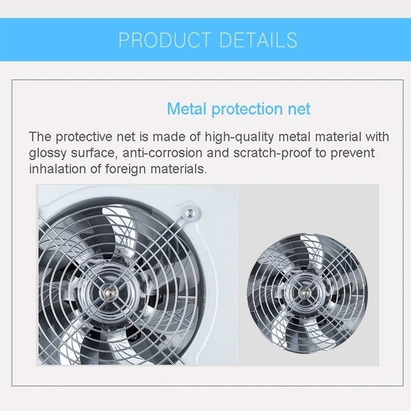 NEW PRODUCT 4/6 INCH KIPAS EXHAUST VENTILASI DINDING EXHAUST FAN DINDING EXHAUST FAN DINDING 6 INCH