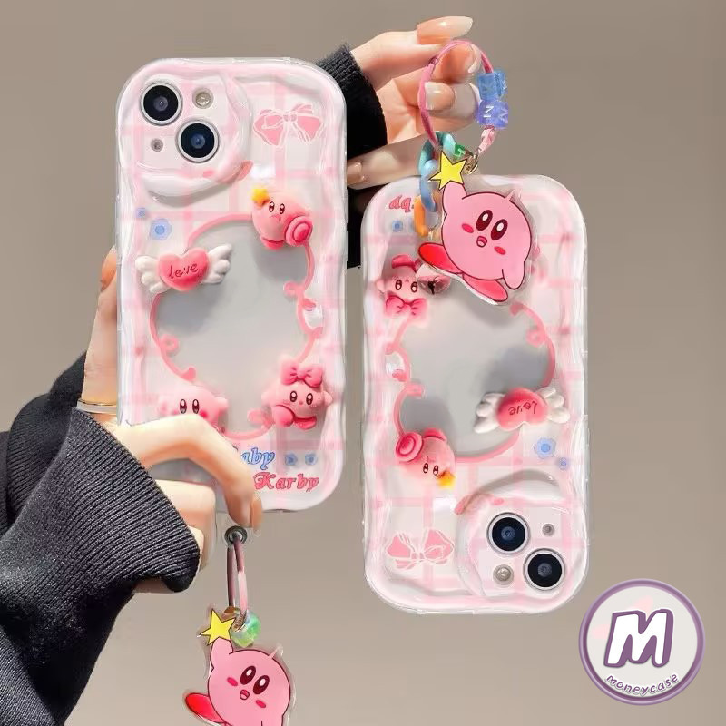 Lucu Merah Muda 3D Cinta Hati Telur Soft Case Kompatibel Untuk IPhone 7Plus XR 11 13 15 14 12 Pro Ma