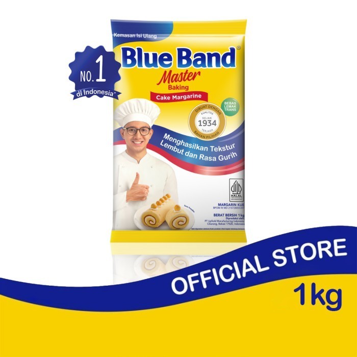 

TERJUAL Blue Band Cake Margarine Pillow Pack 1 kg