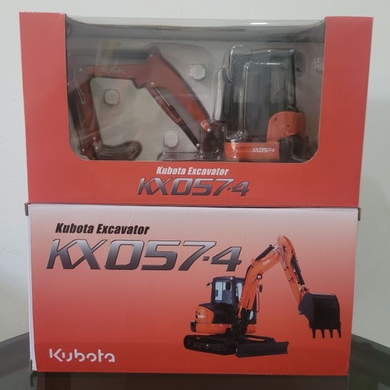 Diecast Miniatur Alat Berat Excavator Kubota KX057-4