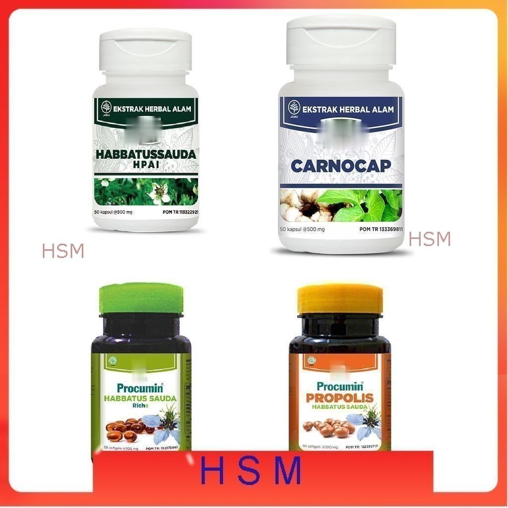 

HABBATUSSAUDA KAPSUL CARNOCAP PROCUMIN PROPOLIS PROCUMIN HABBATUSSAUDA RICH E - HAENI