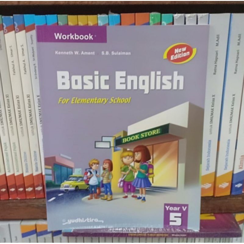 Buku Workbook Basic English Kelas 5 Yudhistira