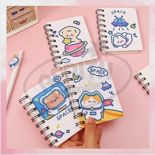 

NOTE BOOK MINI RING A7 MOTIF ANIMAL ASTRONOT CUTE / NOTE BOOK / BUKU A7 / BUKU TULIS / BUKU RING/ BUKU NOTEBOOK A7 / BUKU SPIRAL / BUKU SPIRAL A7 /