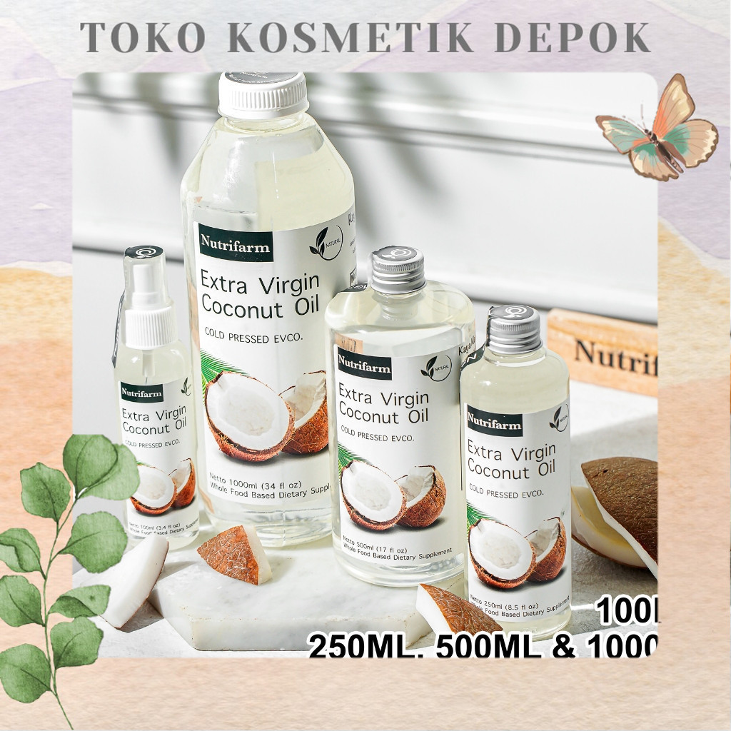 

EXTRA VIRGIN COCONUT OIL 100 % ASLI MURNI ORGANIK PREMIUM QUALITY VCO / MINYAK KELAPA