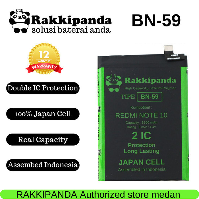 BATERAI RAKKIPANDA BN59 REDMI NOTE 10