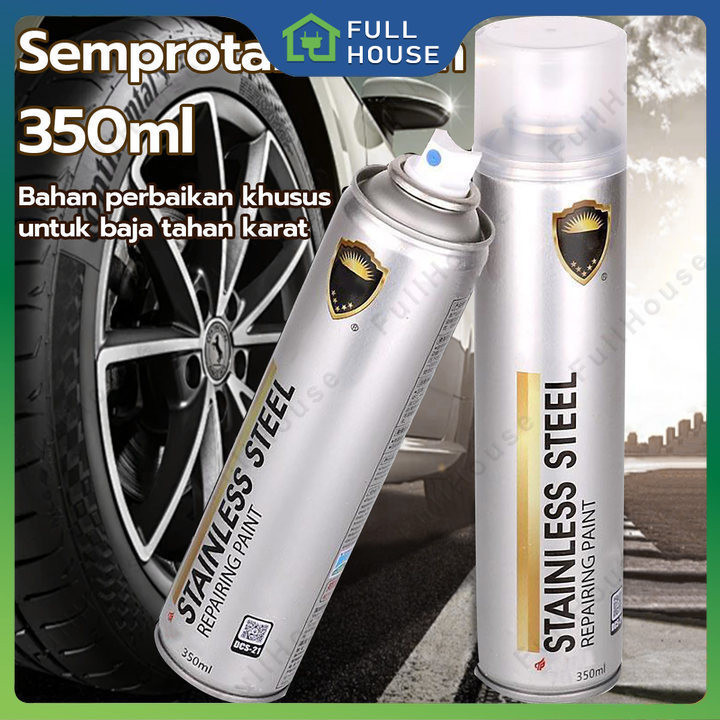 

cat semprot semprot cat logam Chrome Spray 350ML Cat Semprot Chrome Sapporo Chrome Spray Paint Anti Karat Warna Stainless Stainless Cairan Pembersih Karat Motor Mobil Rust Remover Cleaner Derusting