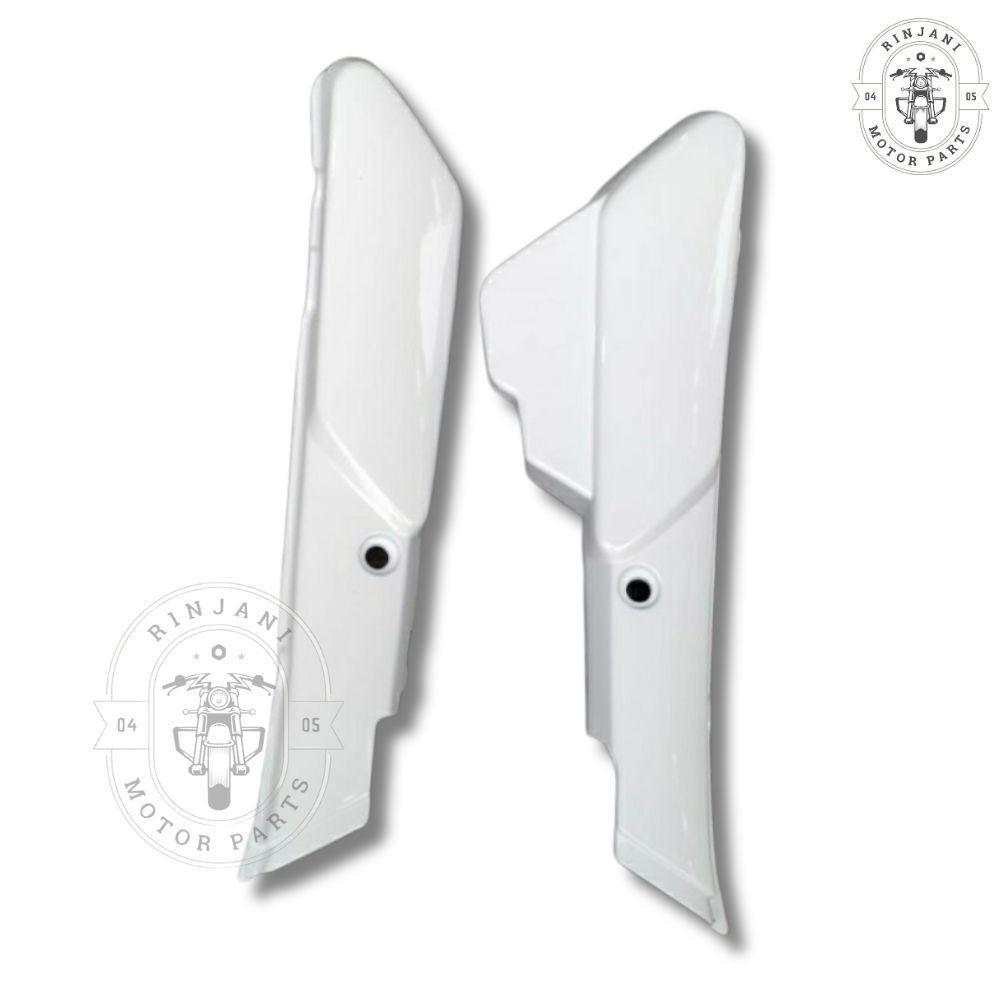 cover box aki Yamaha Alfa putih Persis Ori