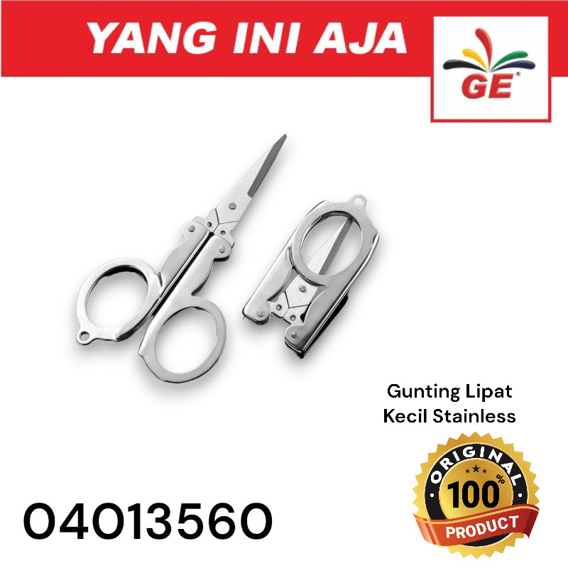 

Gunting Lipat Kecil Saku / Hero Trip Folding Scissors Stainless Steel - 04013560