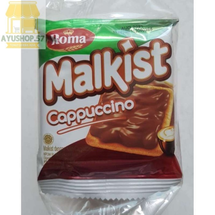 

Roma Malkist Cappucino [23gr/10pcs/renceng] - AYUSHOP57
