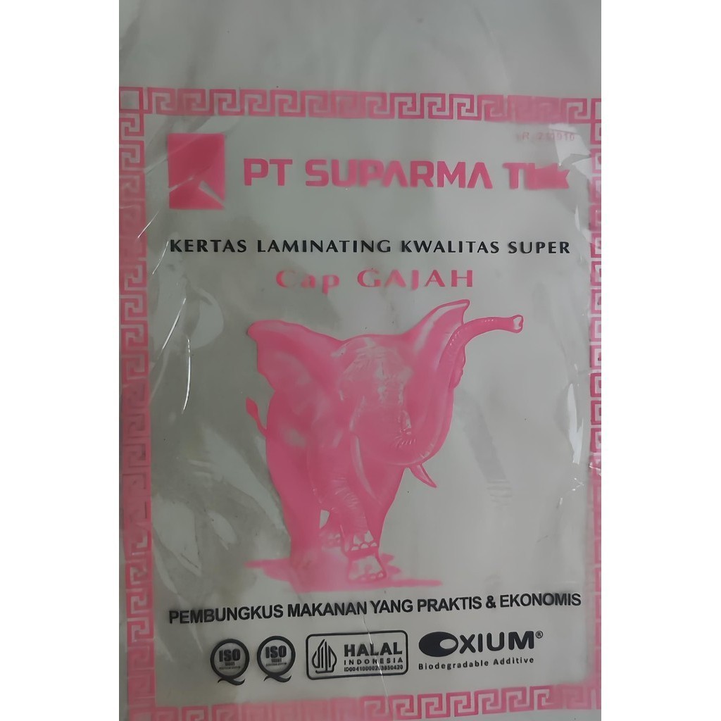 

Kertas Nasi Cap Gajah Laminating PAK