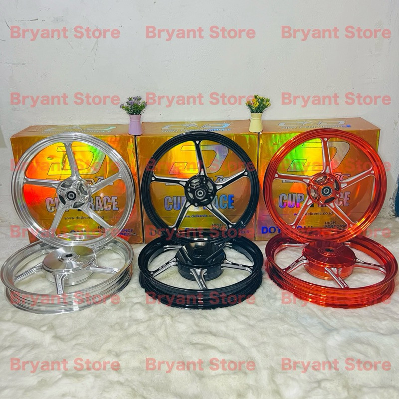 DELKEVIC DND ORIGINAL VELG RACING CNC D5 D55 5STAR MODEL ENKEI 1.60x14 & 1.85x14 VARIO 110  BEAT SCO