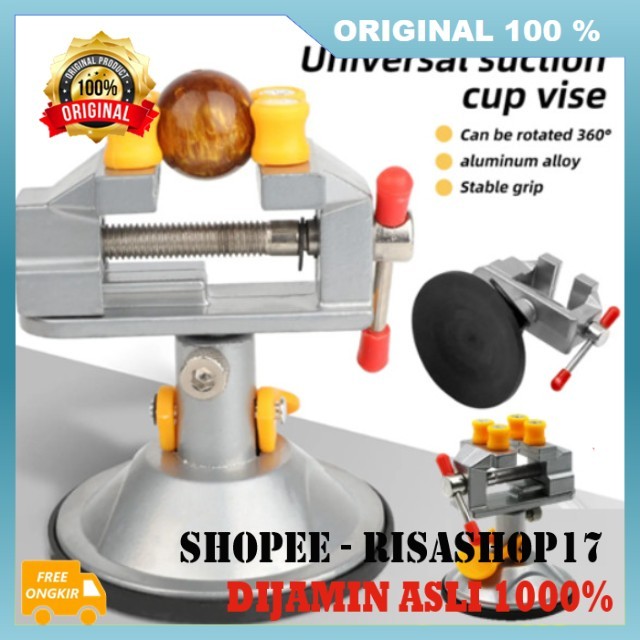 Rotation Bench Vise Ragum Clamp Jepit Meja Rotasi 360 Ragum Catok Besi Penjepit 100% ASLI