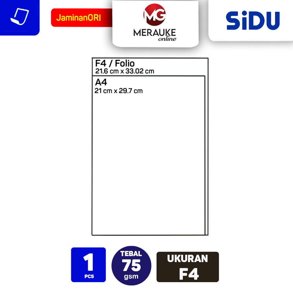 

HJK Kertas HVS SiDu F4 75 GSM