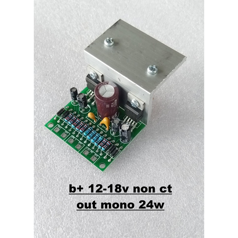 Modul Mono BTL TDA2030 24W Power Amplifier Single VCC Part And Tool