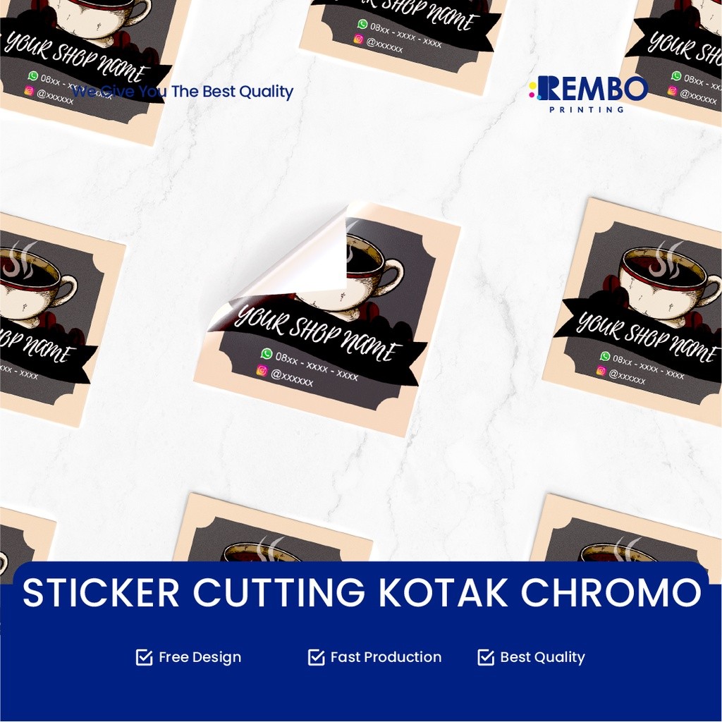 

CETAK STIKER LABEL KOTAK CUSTOM CHROMO OLSHOP STICKER KEMASAN MAKANAN MINUMAN PRODUK TOPLES TERLARIS