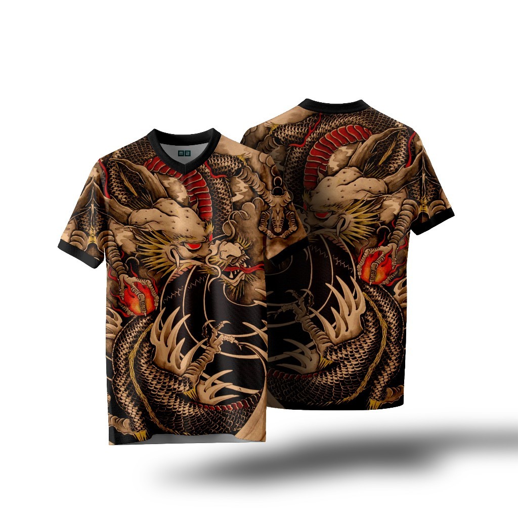 Kaos Pria terbaru / Kaos Jersey naga / Kaos Dragon / Kaos naga pria / Baju naga