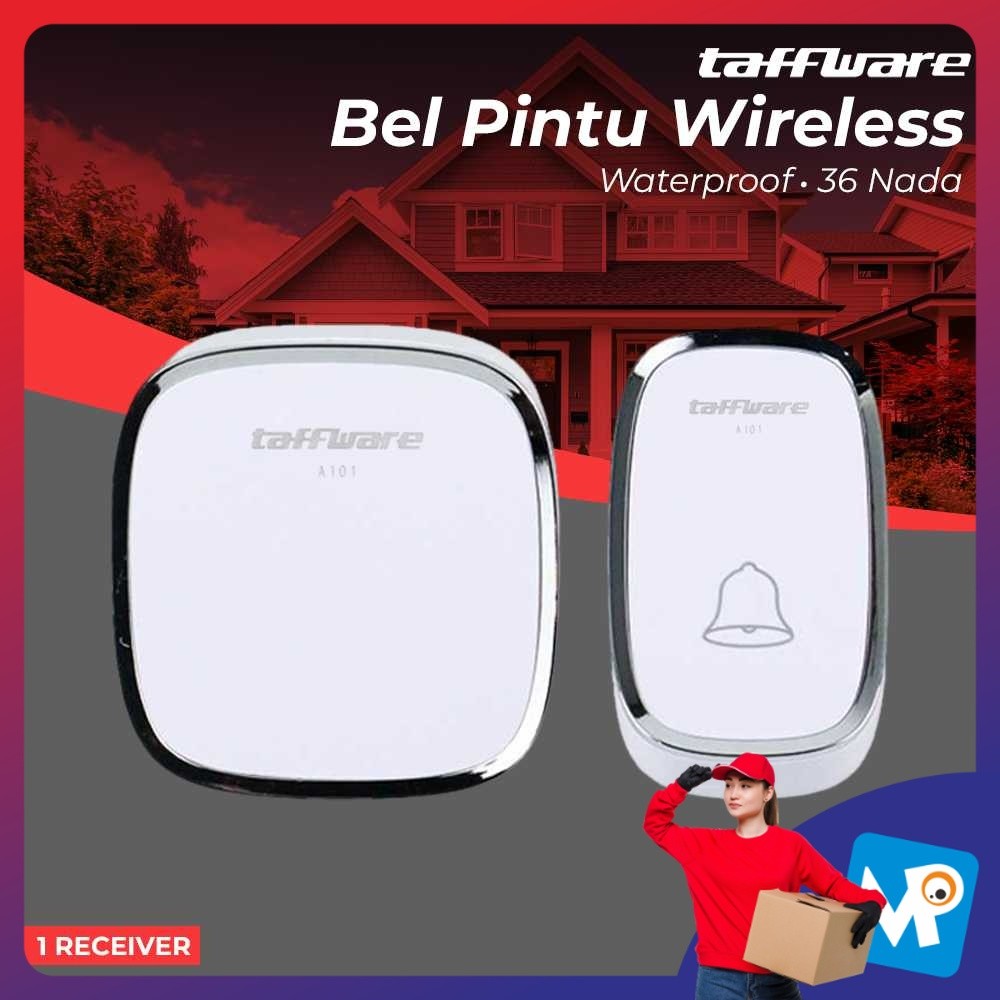 Taffware Bel Pintu Wireless Doorbells Waterproof 36 Nada - A101