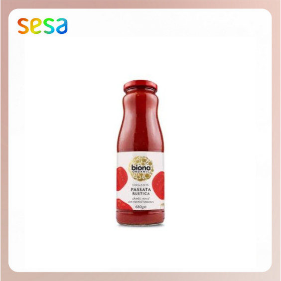 

BIONA Organic Passata Rustica 680gr - Saus Pasta Vegan Organik