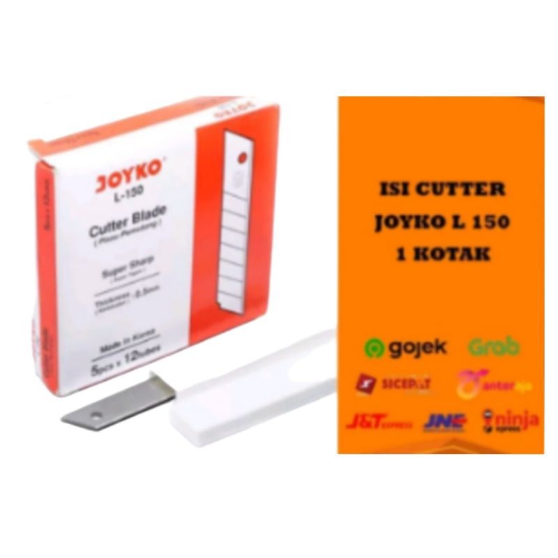 

isi pisau cutter cutter besar joyco L150 refill isi 1pak 12 tube