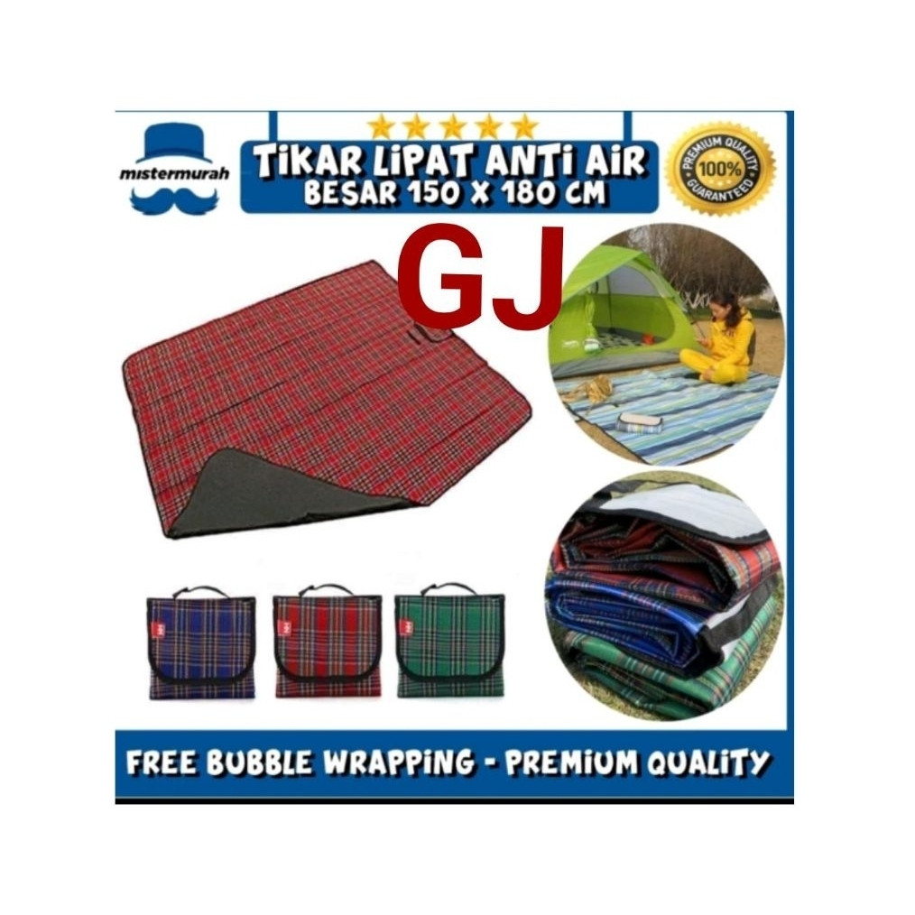 TIKAR LIPAT TIKER PIKNIK. MATRAS LIPAT TIKAR PIKNIK TRAVELING lipat piknikProduct image Tikar Lipat 