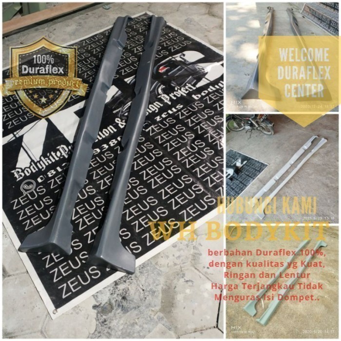 Side Skirt AGYA TRD 1.2 TOYOTA BODY KIT VC2