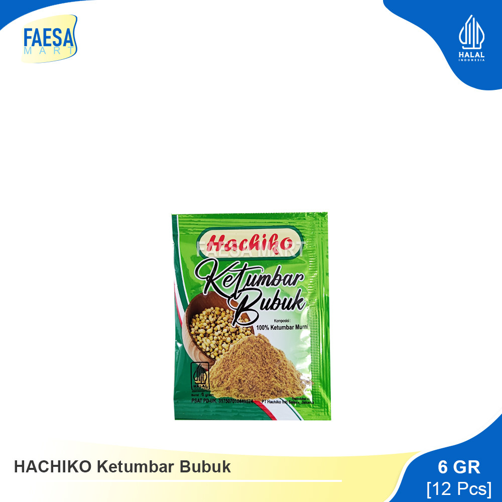 

HACHIKO Ketumbar Bubuk Sachet (12 Pcs)