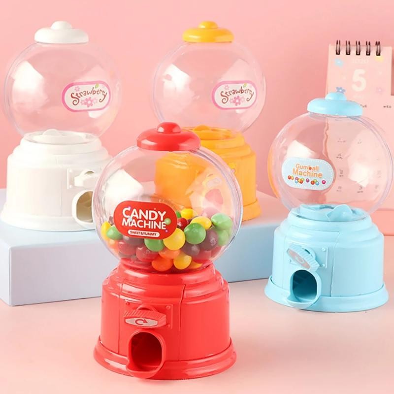 

Cute Candy Piggy Bank Mini Sweets Machine Kids Bubble Gift Children Money Box Toys Dispenser Gumball Coin Saving Box Home Decor