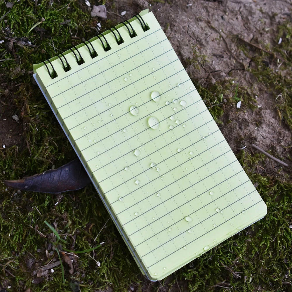 

Travel Portable Notebook Outdoor Rain Waterproof Notebook Training Writing Paper Tactical Note Book Journal Planner Agenda 1pc