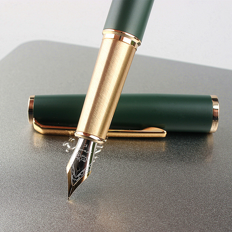 

Jinhao 95 Series Fountain Pen Retro Design Metal Material Elegant Clip Fine Nib Writing Office Business Signature School A6267