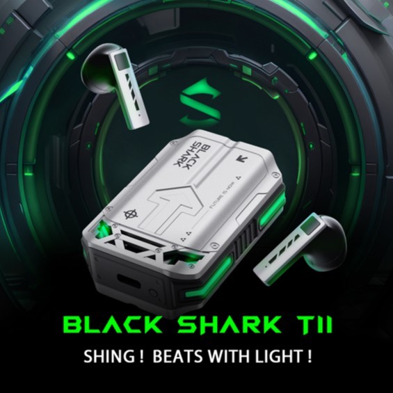 Black Shark Lucifer T11 TWS Earbuds Gaming Earphone Low Latency - Grey