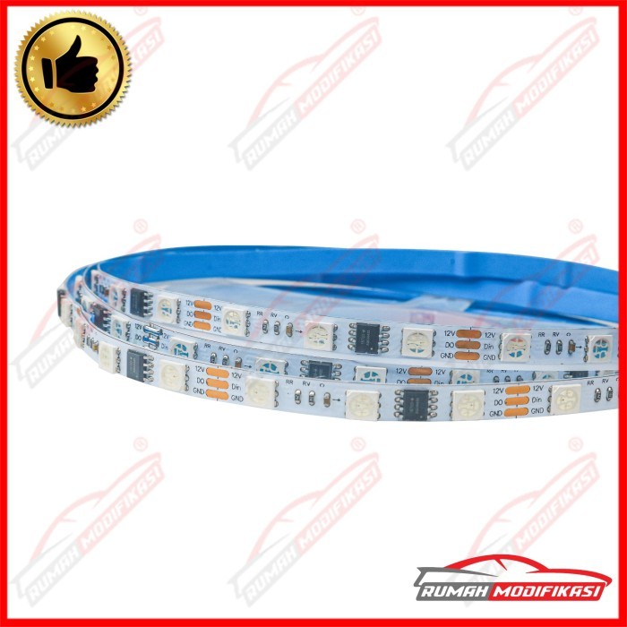 LED STRIP - RGB - 5MM - 60 LED - WS2811 12V - 5 Meter