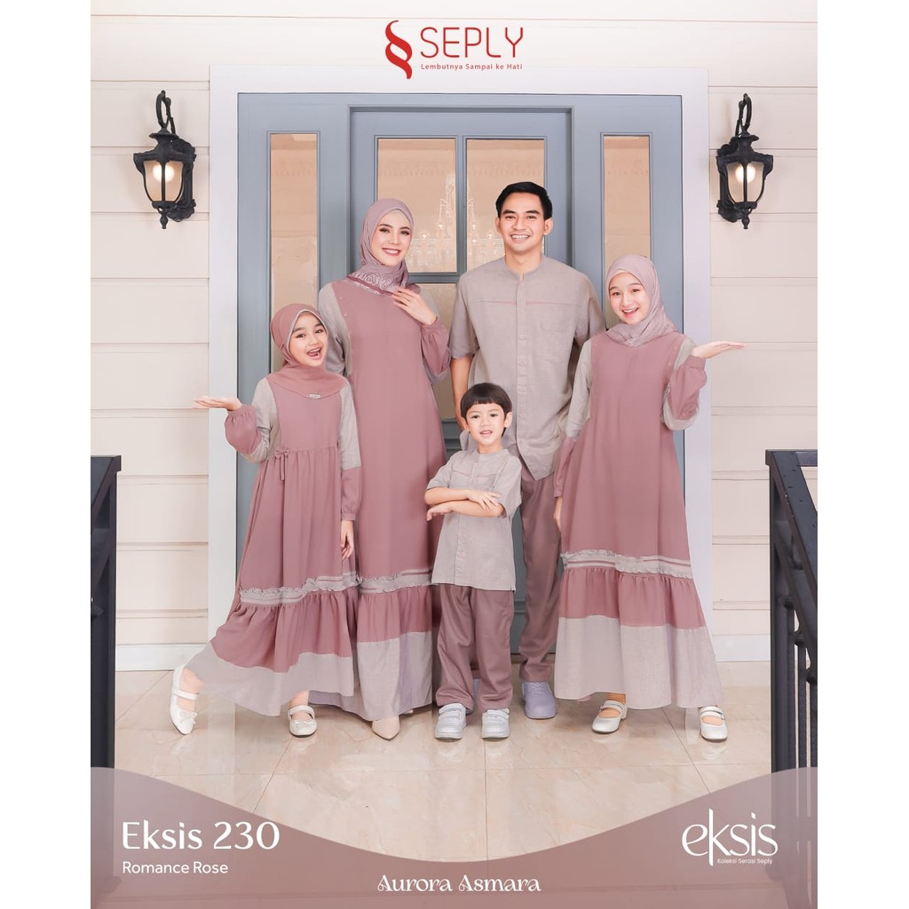 SEPLY GAMIS DEWASA MEYRA 221 ROMANCE ROSE