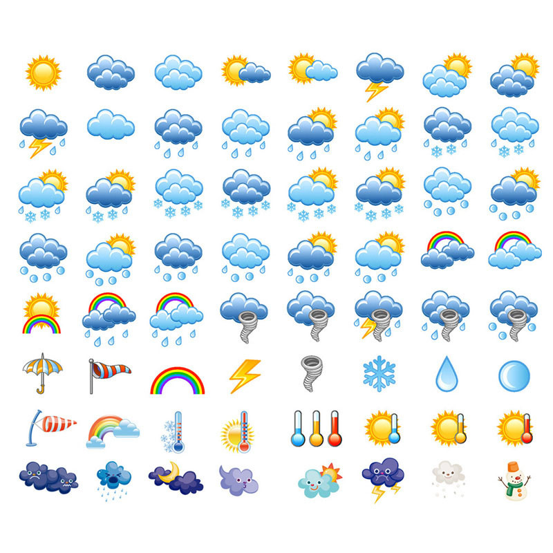 

1 PCS Cute Weather Logo Icon Decor Cute Aesthetic Book Journal Stickers Scrapbooking Stationery Sticker Flakes Art Supplies