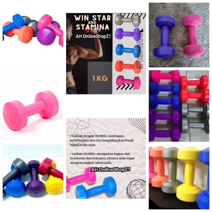 BARBEL DUMBEL 1KG OLAHRAGA