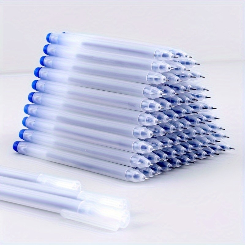 

10 Pcs/set Red Blue Black ink Gel Pen 0.5mm Writing Ballpoint Pens Simple pen for School Office Supplies Stationery Tool