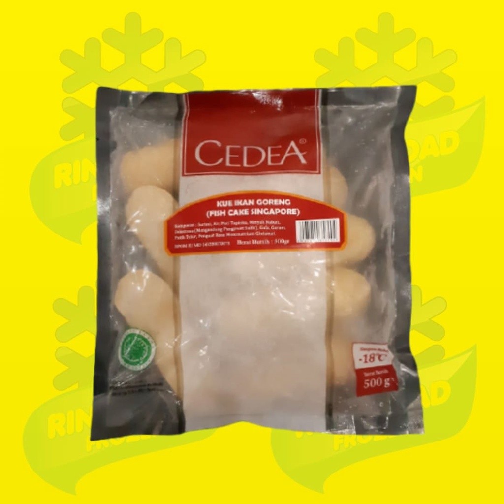 

CEDEA Fish Cake Singapore (Kue Ikan Goreng) 500 gr