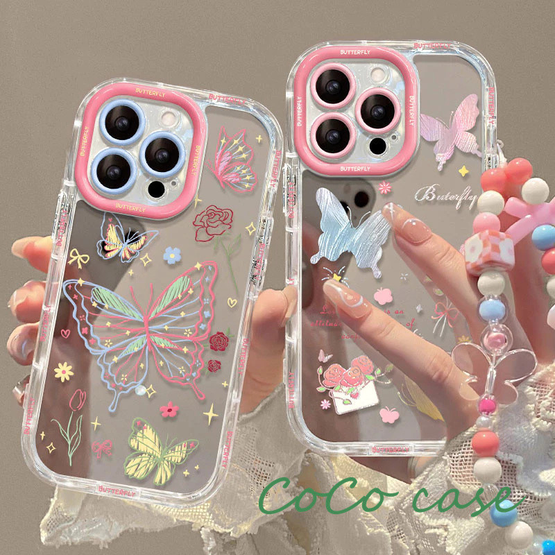 case OPPO Kupu-kupu coretan Casing ponsel cocok untuk OPPO REALMEC53 A17 REALMEC20 REALMEC67 REALMEC