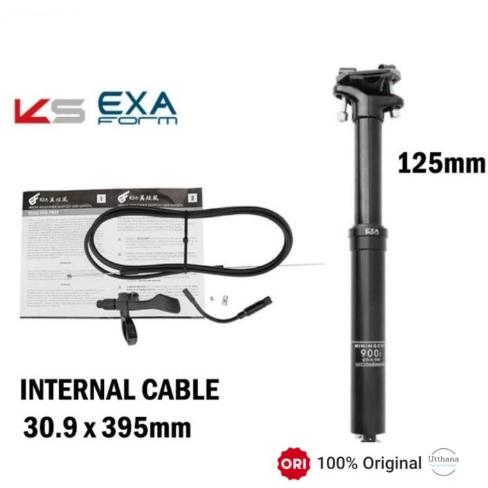 KS EXA Form 900i Dropper Seatpost Hidrolik 30.9 x 395mm Internal Cable