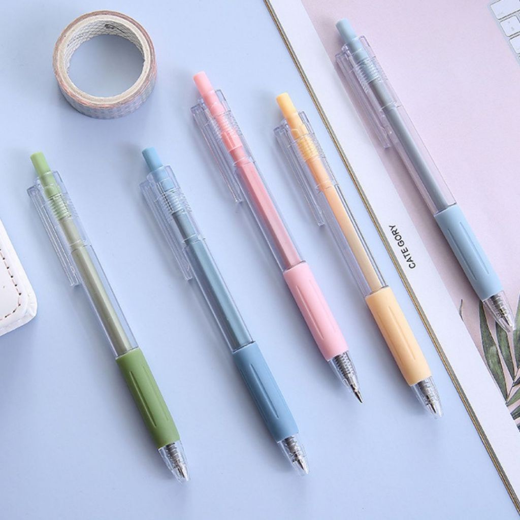 

VT - Pena Pulpen Tulis Warna Warni Transparan Cetekan Gel Pen STY7026