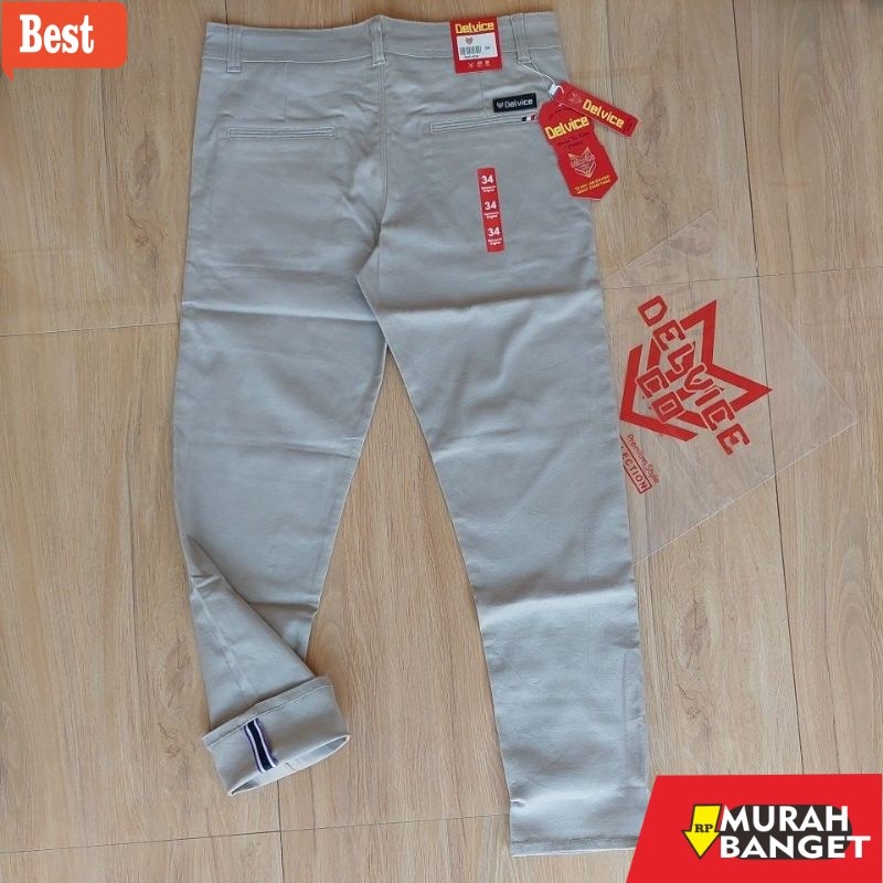 celana chino panjang pria CELANA PRIA CHINO Slim Fit Panjang Pria Kerja Kantor Santai Liburan Cowok 